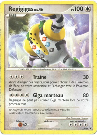 Regigigas DP40 — Diamant & Perle Promos
