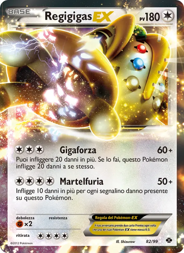 Regigigas EX #82 — Destini Futuri