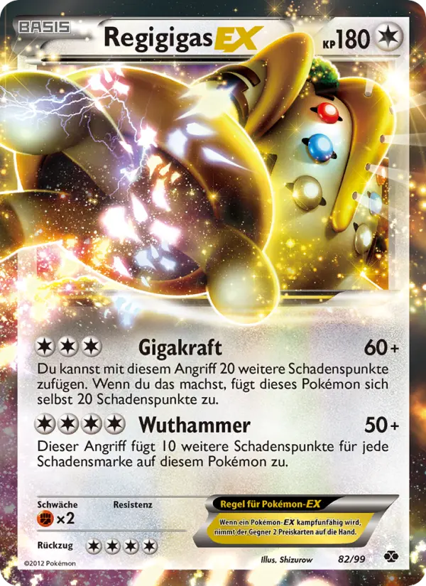 Regigigas EX #82 — Kommende Schicksale