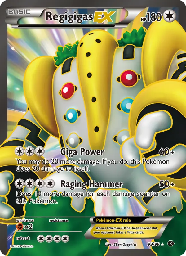 Regigigas EX #99 — Next Destinies