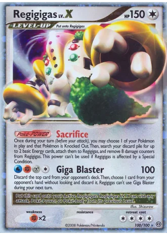 Regigigas LIV.X #100/100 — Fronte di Tempesta