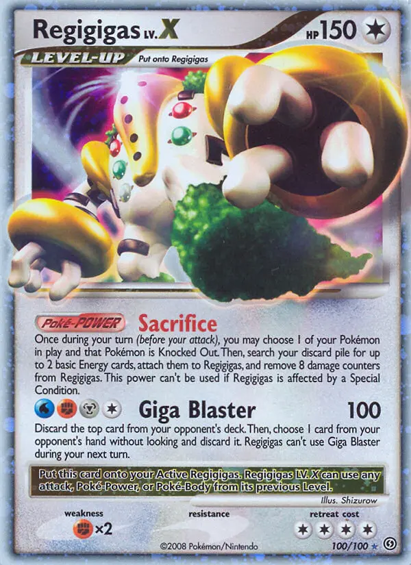 Regigigas LV.X #100 — Stormfront