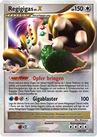 Regigigas LV.X #100 — Sturmtief