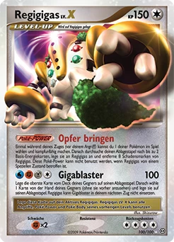Regigigas LV.X #100 — Sturmtief