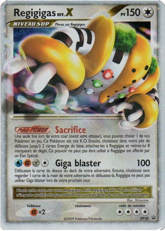 Regigigas Niv.X DP30 — Diamant & Perle Promos