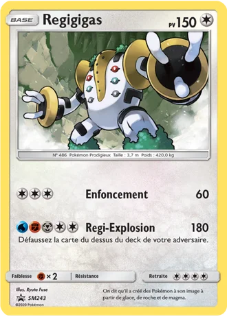 Regigigas SM243 — Soleil & Lune Promos