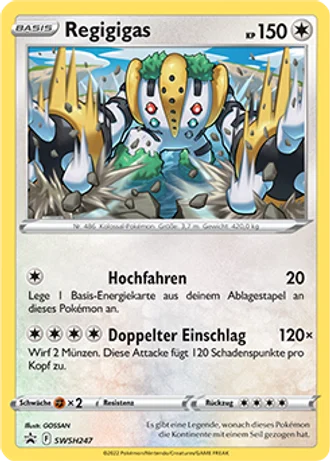 Regigigas SWSH247 — Schwert & Schild Promos