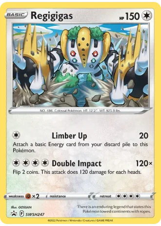Regigigas SWSH247 — Sword & Shield Promos