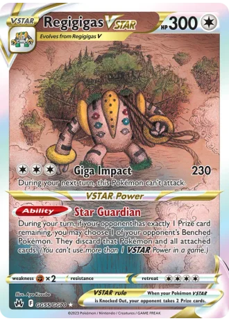 Regigigas VSTAR GG55 — Galarian Gallery (Crown Zenith)