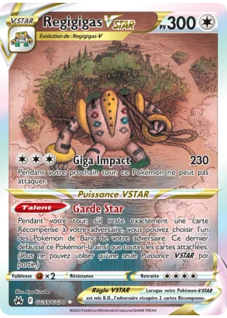 Regigigas VSTAR GG55/70 — Galerie de Galar (Zénith Suprême)