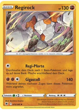 Regirock #075/189 — Astralglanz