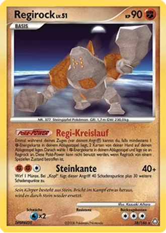 Regirock #38/146 — Erwachte Legenden