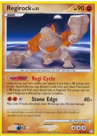 Regirock #38/146 — Il Risveglio dei Miti