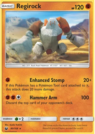 Regirock #80/168 — Celestial Storm