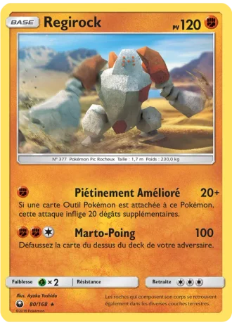 Regirock #80/168 — Tempête Céleste