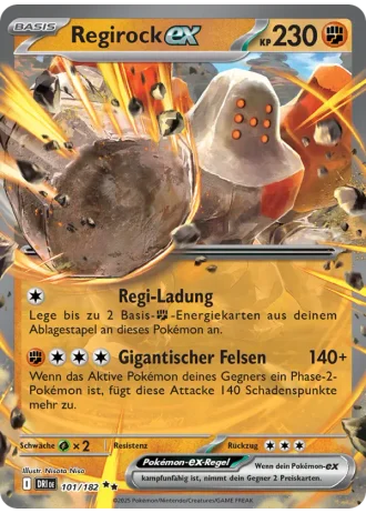 Regirock ex #101/182 — Ewige Rivalen