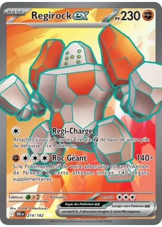 Regirock ex #214/182 — Rivalités Destinées