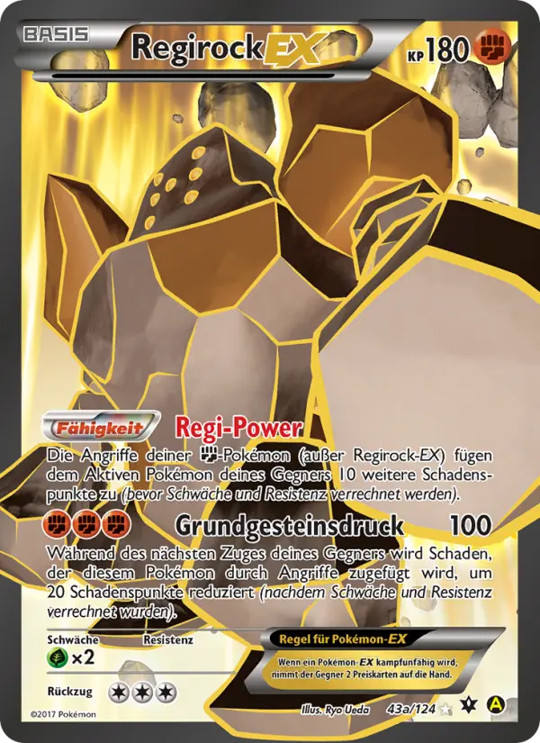 Regirock EX #43a — Schicksalsschmiede