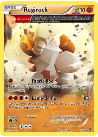 Regirock XY49 — XY Promos