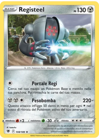 Registeel #108/189 — Lucentezza Siderale