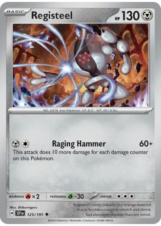 Registeel #125/191 — Surging Sparks
