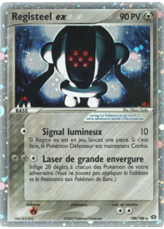 Registeel ex #100/106 — EX Émeraude