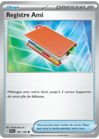 Registre Ami #182/198 — Écarlate et Violet