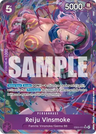 Reiju Vinsmoke (EB03-031) (Alternative Art) — ONE PIECE Heroines Edition (EB03)