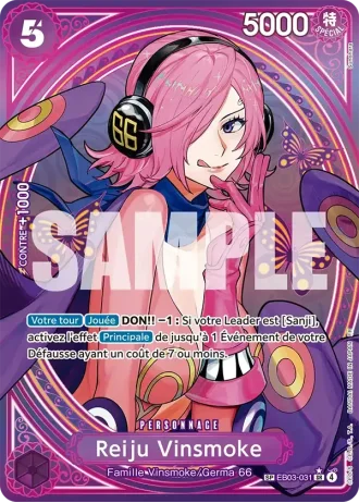 Reiju Vinsmoke (EB03-031) (Special Rare) — ONE PIECE Heroines Edition (EB03)