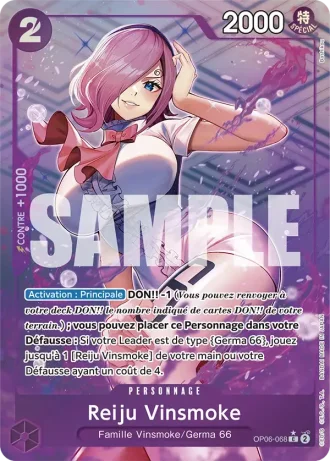 Reiju Vinsmoke (OP06-068) (Reprint) — ONE PIECE CARD THE BEST (PRB01)