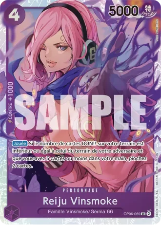 Reiju Vinsmoke (OP06-069) (Alternative Art) — ONE PIECE CARD THE BEST (PRB01)