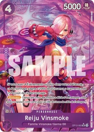 Reiju Vinsmoke (OP12-063) (Alternative Art) — l'Héritage du Maître (OP12)