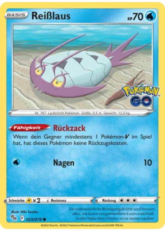 Reißlaus #025/78 — Pokémon GO