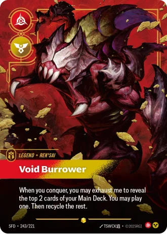 Rek'Sai, Void Burrower #243/221 — Spiritforged