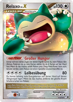 Relaxo LV.X #111 — Aufstieg der Rivalen