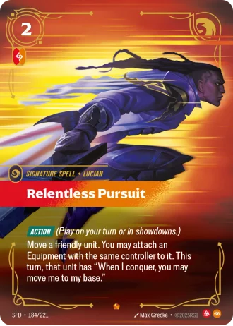 Relentless Pursuit #184/221 — Spiritforged