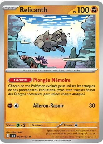 Relicanth #084/162 — Forces Temporelles