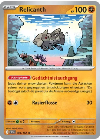 Relicanth #084/162 — Gewalten der Zeit