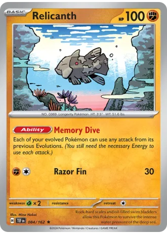 Relicanth #084 — Temporal Forces