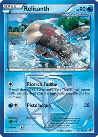 Relicanth #24/101 — Esplosione Plasma
