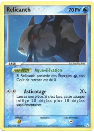Relicanth #30 — EX Fantômes Holon