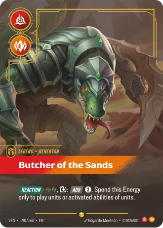 Renekton, Butcher of the Sands #190/166 — Vendetta