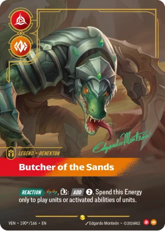 Renekton, Butcher of the Sands #190*/166 — Vendetta