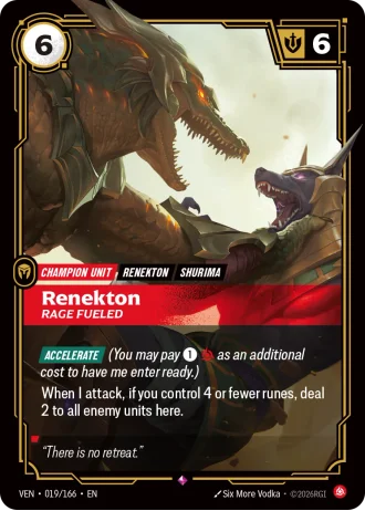 Renekton, Rage Fueled #019/166 — Vendetta