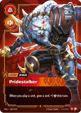 Rengar, Pridestalker #183/219 — Unleashed
