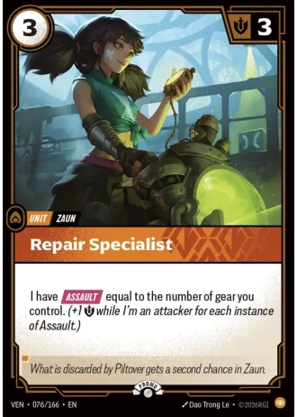 Repair Specialist #076/166 — Organized Play Promos