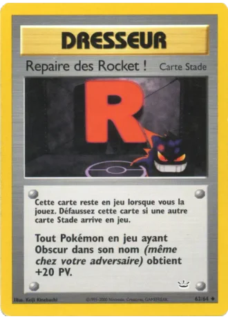 Repaire des Rocket ! (première édition) #63/64 — Neo Revelation (1ère Édition)