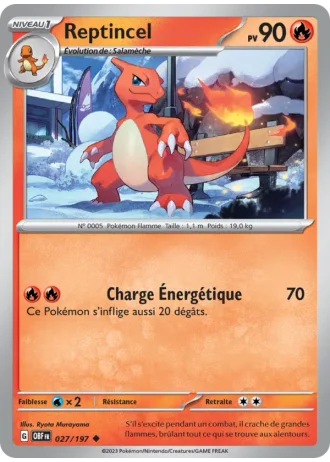 Reptincel #027/197 — Flammes Obsidiennes
