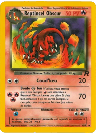 Reptincel Obscur #32/82 — Team Rocket