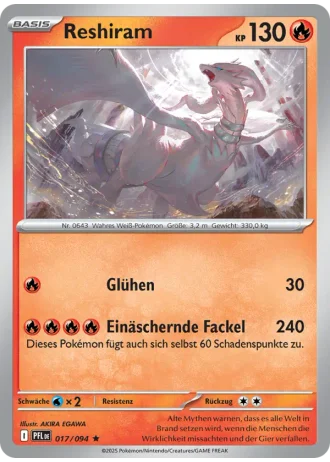 Reshiram #017 — Fatale Flammen